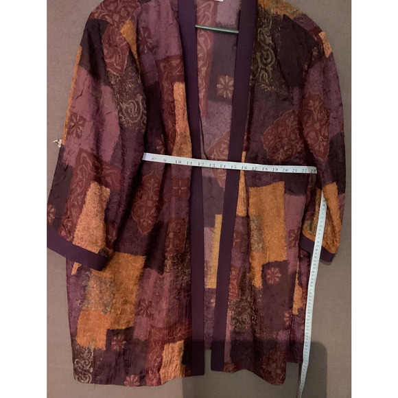 Vintage R&M Richards Petite Cardigan Shoulder Pads Open Front Est. Plus 14/16 - Picture 4 of 7